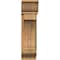 Ekena Millwork Imperial Traditional Rough Sawn Bracket w/ Offset Brace, Western Red Cedar, 8"W x 22"D x 30"H BKT0806X22X30IMP01RWR - alternate 3